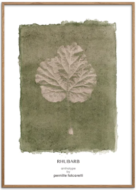 Rhubarb Green Original Artist Poster