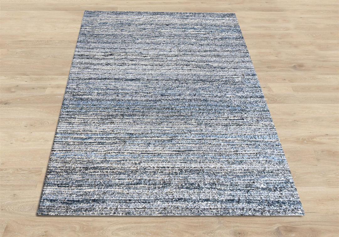 Denim Wool Rug Leopold Recycled Denim Blue Wool Rug | Forest Homes