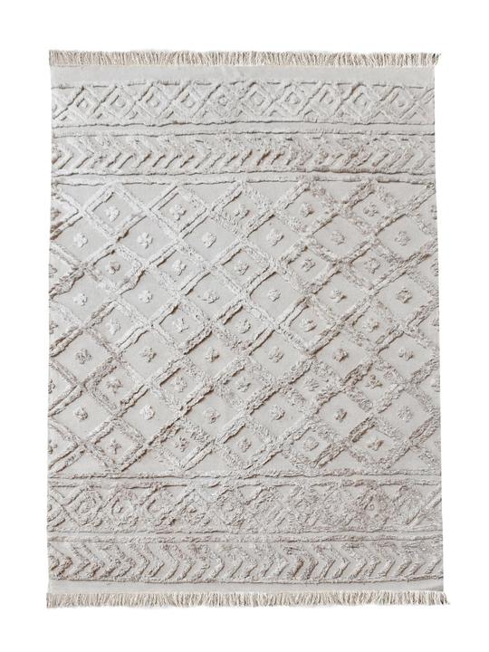 Zea Natural Cotton Rug-Furnishings-RECYCLED COTTON & COTTON RUGS, RUGS-Forest Homes-Nature inspired decor-Nature decor