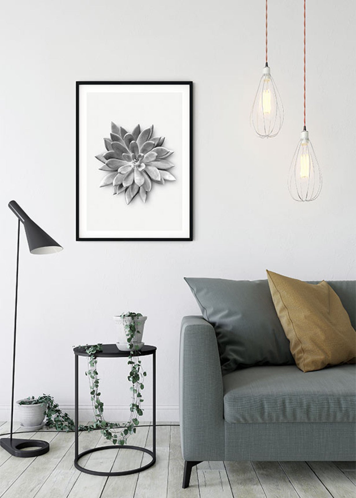 Succulent Agave Art Poster