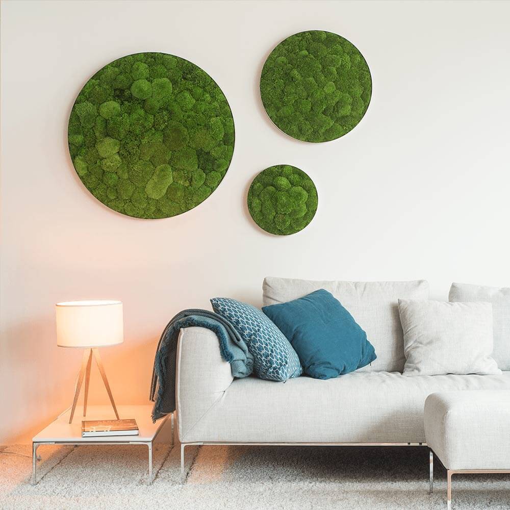 Frcolor Simulated Moss Panel Backdrop Plant Decor Background Moss Wall  Panel Fake Moss Board 