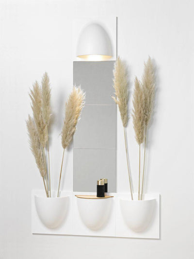 White VertiLight Bio Wall Lamp-Lighting-VERTI, WALL LAMPS-Forest Homes-Nature inspired decor-Nature decor
