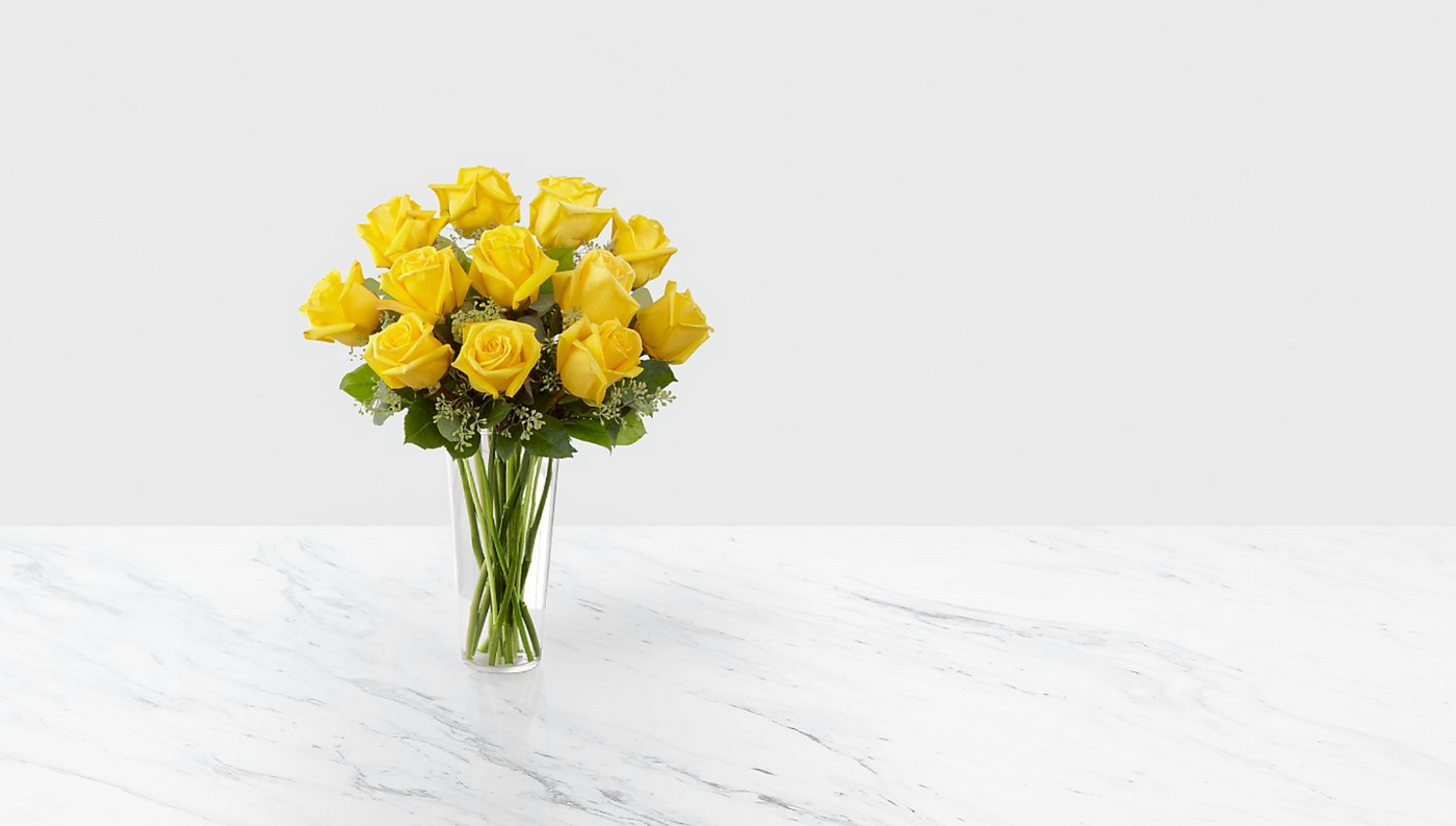 Preserved Yellow Roses Bouquet (12-18 un)-Home Flora-FLOWERS, PLANTS-Forest Homes-Nature inspired decor-Nature decor
