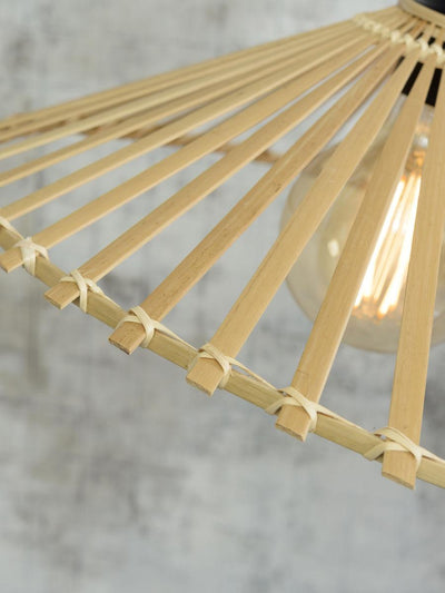 Bromo Pyramidal Bamboo Ceiling Light