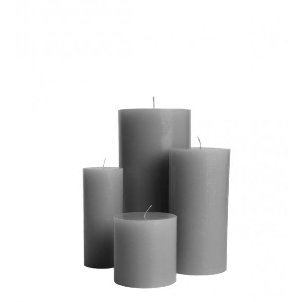 Grey Cathedral Pillar Candles (Set of 12)-Comfort-CANDLES, GIFTS, SUSTAINABLE DECOR-Forest Homes-Nature inspired decor-Nature decor