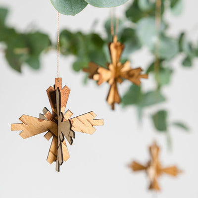 Birch Bark Christmas Decoration (Set of 12)-Home Goods-BIRCH BARK, CHRISTMAS DECOR-Forest Homes-Nature inspired decor-Nature decor