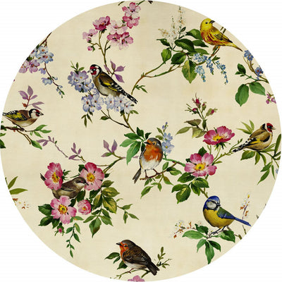 Party Bird Floral Wallpaper (Self-Adhesive)
