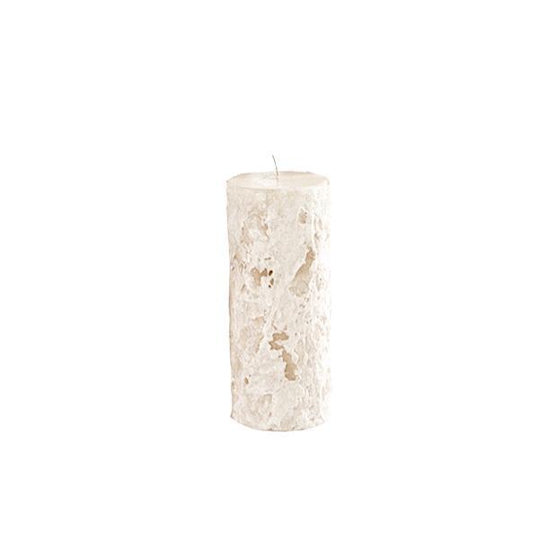 Large Ivory Renewal Palm Wax Candles (Set of 2)-Comfort-CANDLES, SUSTAINABLE DECOR-Forest Homes-Nature inspired decor-Nature decor
