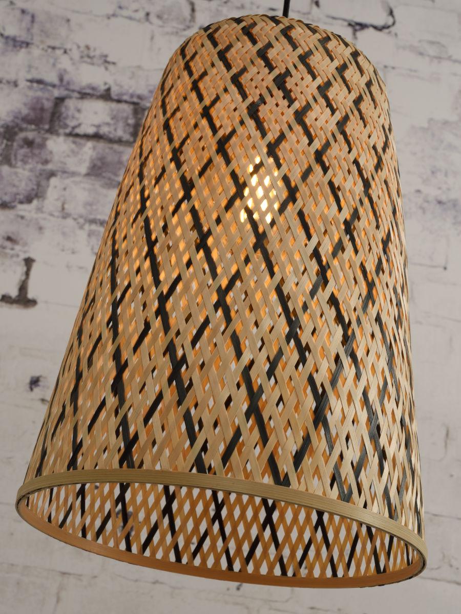 Kalimantan Pyramid Bamboo Pendant Light