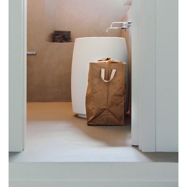White Lapo Laundry Bag-Storing and Organising-BAGS, LAUNDRY, STORAGE-Forest Homes-Nature inspired decor-Nature decor