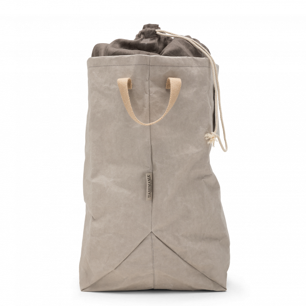 Grey Lapo Laundry Bag-Storing and Organising-BAGS, LAUNDRY, STORAGE-Forest Homes-Nature inspired decor-Nature decor
