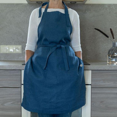 Ona Pure Linen Apron-Cooking and Eating-APRONS-Forest Homes-Nature inspired decor-Nature decor