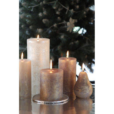 Petrol Ritz Timber Pillar Candles (Set of 4)-Comfort-CANDLES, SUSTAINABLE DECOR-Forest Homes-Nature inspired decor-Nature decor