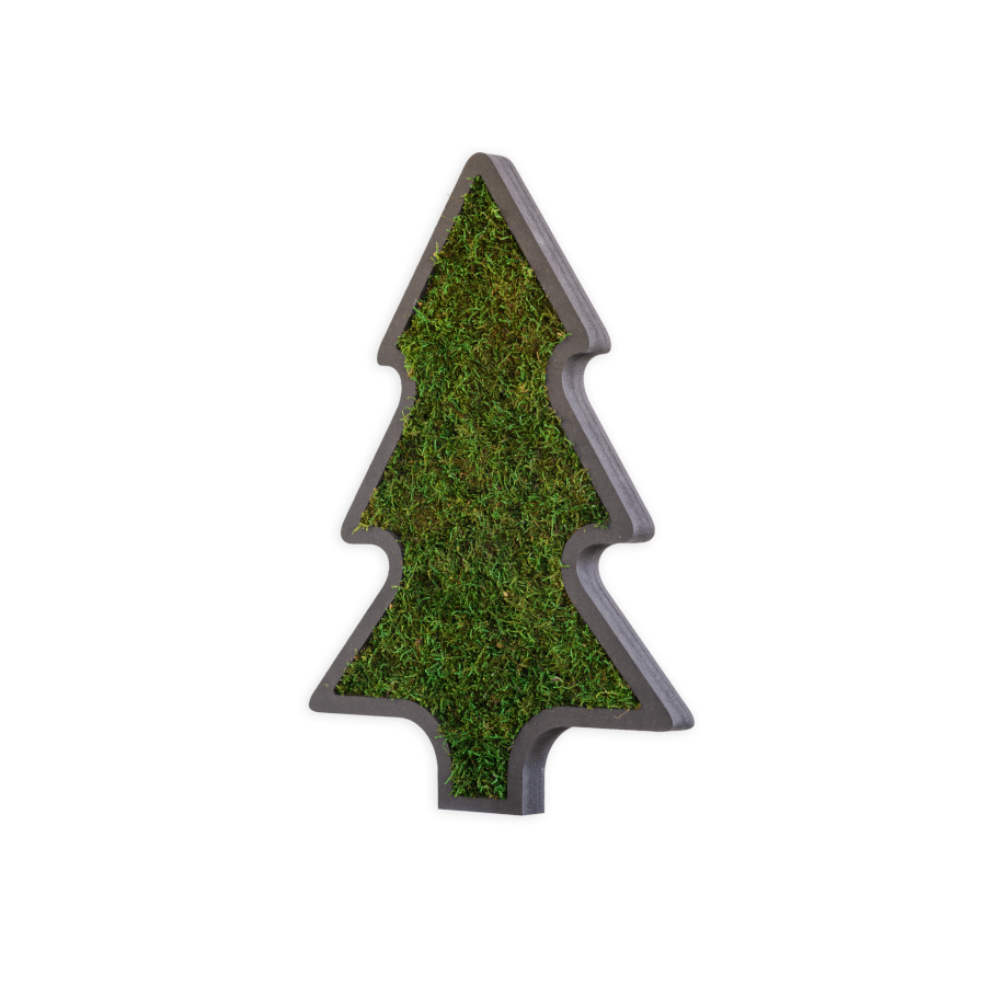 Moss Noel Christmas Tree w/ Stand-Wall Decor-CHRISTMAS DECOR, MOSS FRAMES, MOSS PANELS, MOSS PICTURES, MOSS WALL ART-Forest Homes-Nature inspired decor-Nature decor