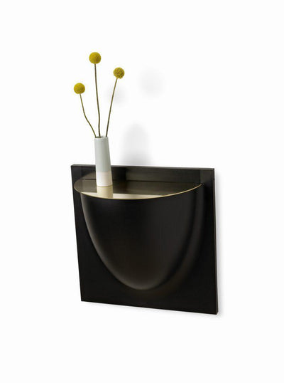 Black VertiPlant Bio Wall Container-Home Goods-BOXES / ORGANISERS / CONTAINERS, SUPPORT / BASES / STANDS, SUSTAINABLE DECOR, VERTI, WALL HANGERS-Forest Homes-Nature inspired decor-Nature decor